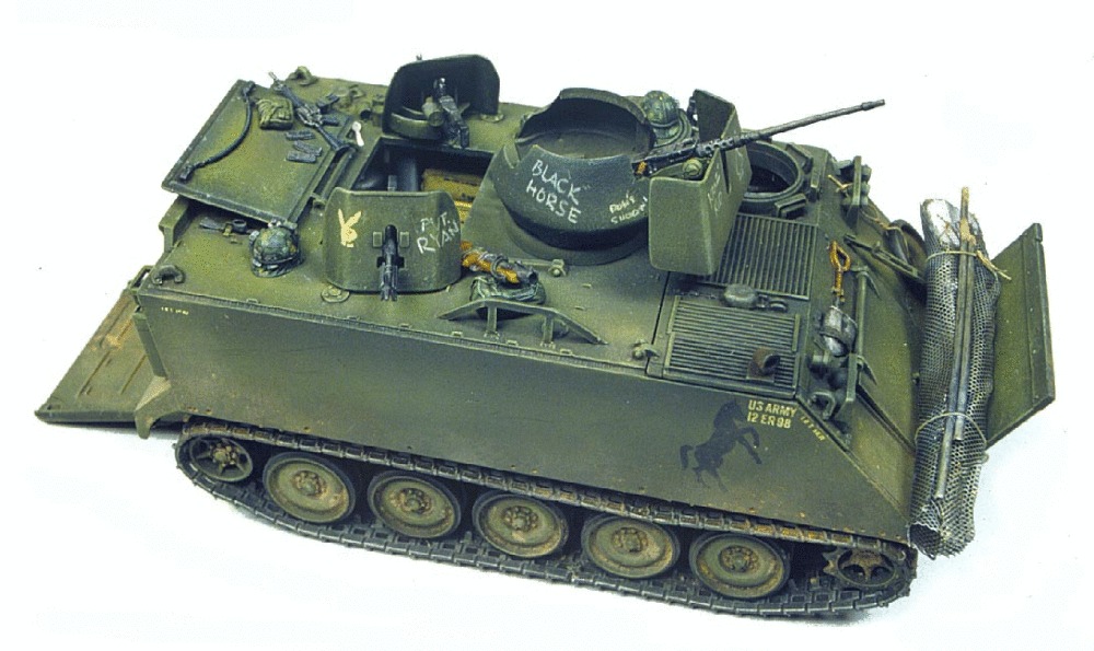 M113A1 Vietnam with Australian Decals Academy - Models & Hobbies 4 U