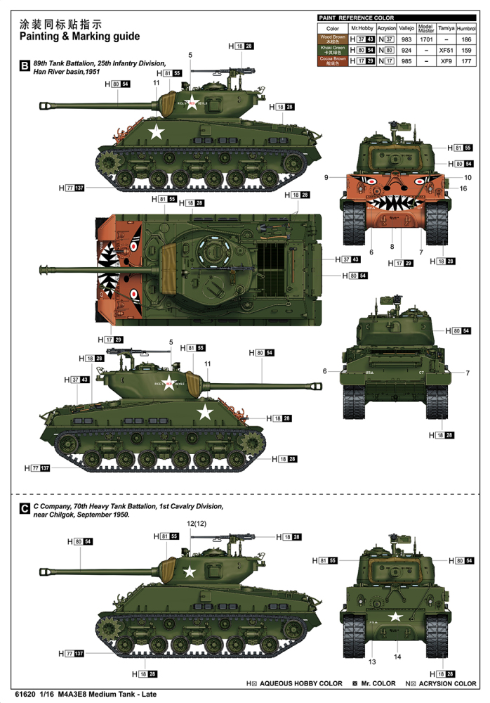 M4a3e8 Medium Tank - Late - Models & Hobbies 4 U