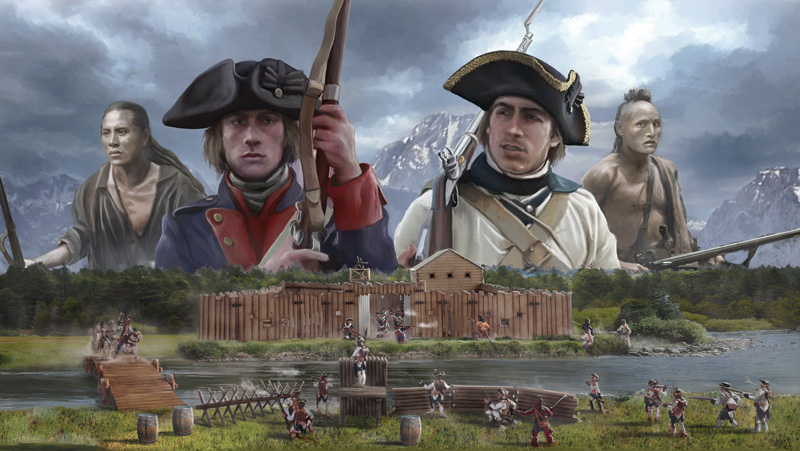 THE LAST OUTPOST 1754-1763 FRENCH AND INDIAN WAR - BATTLE SET