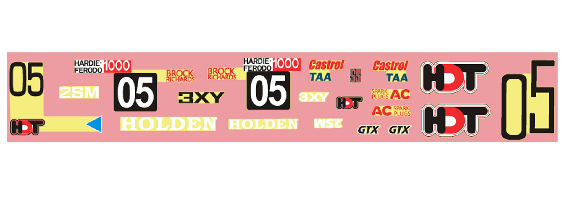 A9X Torana 1978 Bathurst Winner Decal Kit Accessory