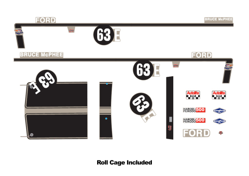 XW Ford Bathurst Decal Kit Accessory