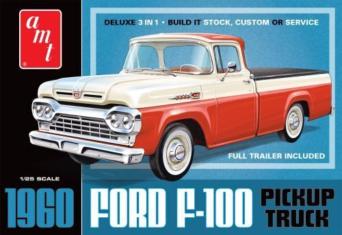 1960 Ford F-100 Pickup with Trailer