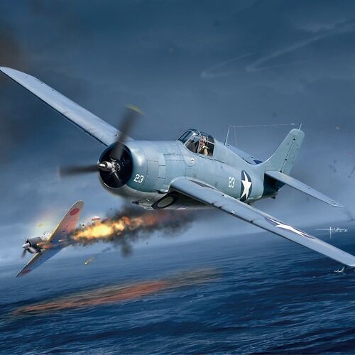 Grumman F4F-4 Wildcat Battle of Midway