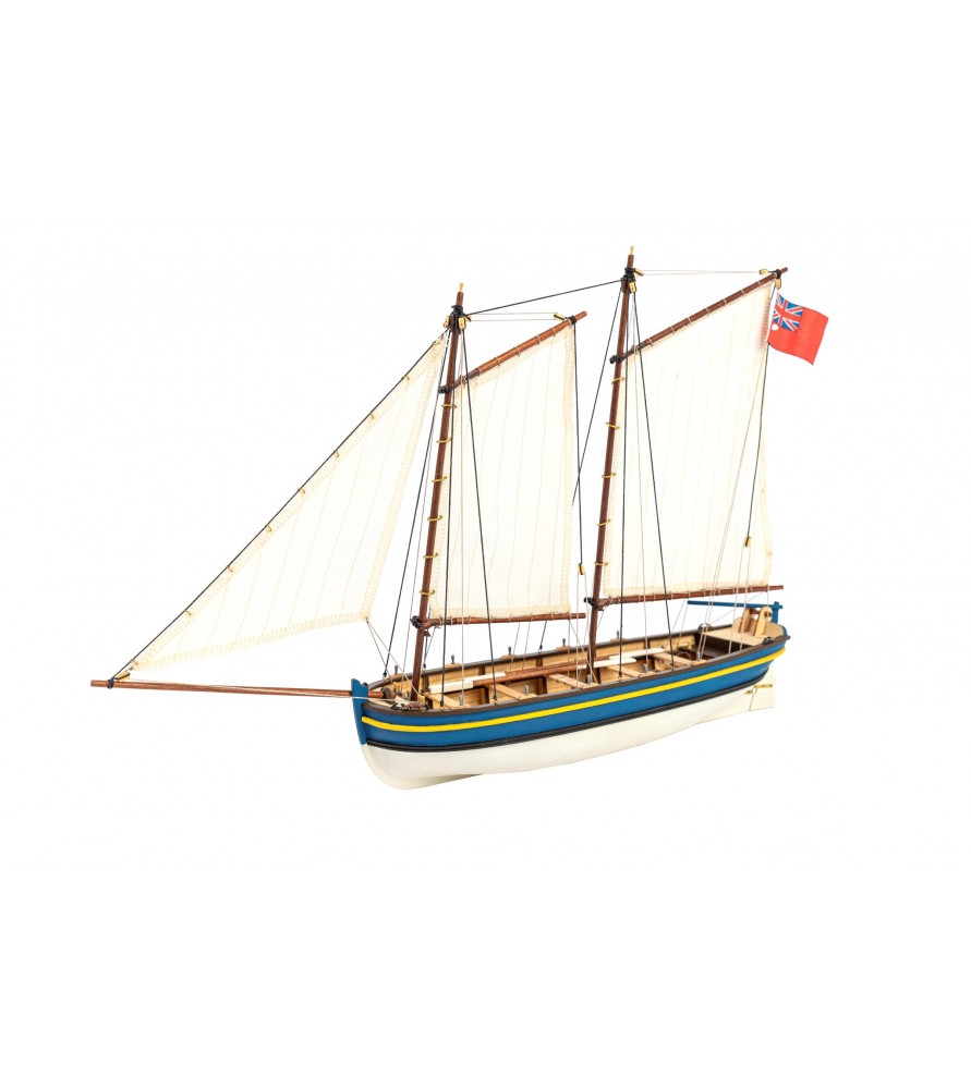 Atlantic Yacht Wooden Model Ship 24 Pond Yacht Sailboat American Wood  Model Boat Handicrafts Home Living Room Office Nautical Marine Decoration  Décor