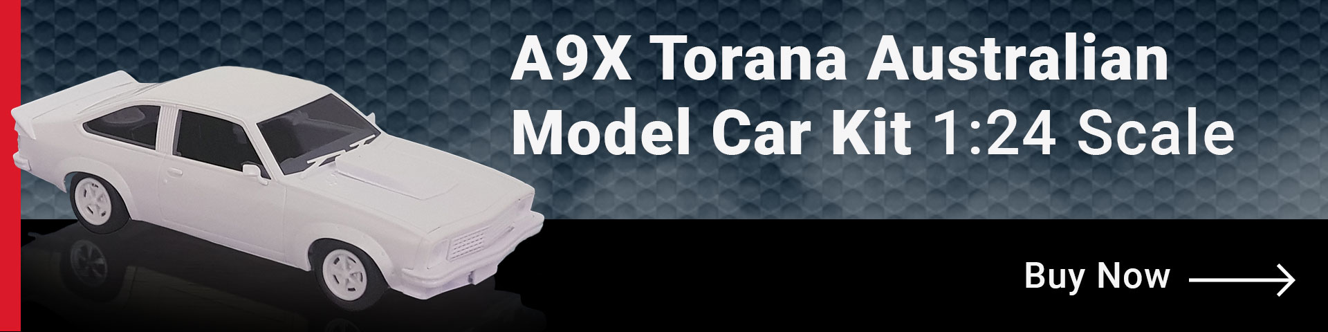 Buy the A9X Torana Plastic Car kit at 1:24 scale