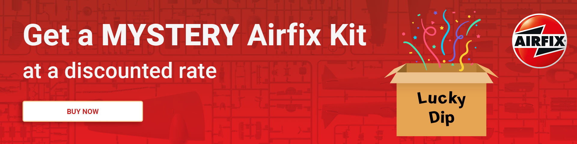 Buy an Airfix lucky dip kit at a discounted rate